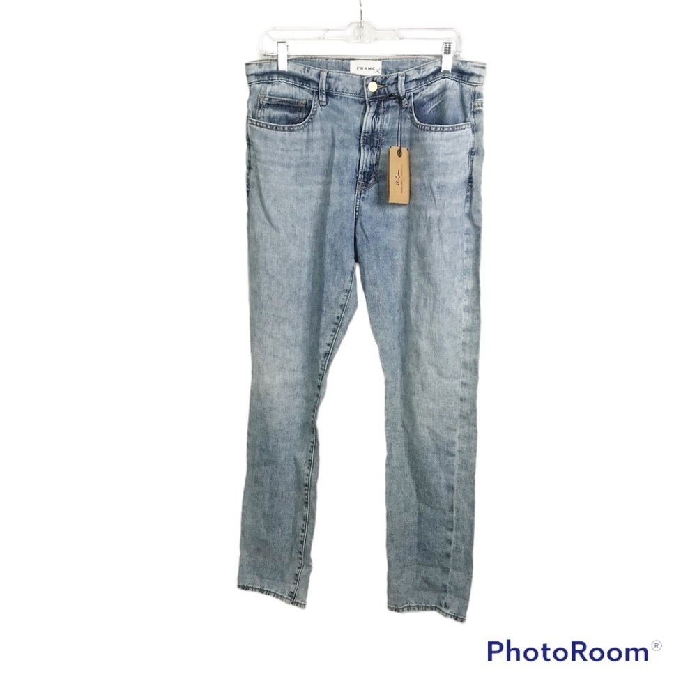 Frame Light Wash Skinny Jeans No Size Tag Sample Nwt